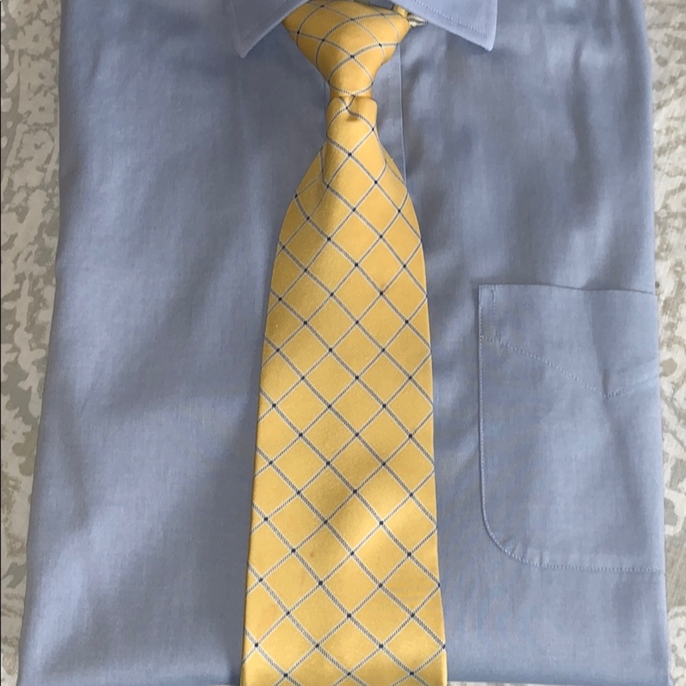 Yellow Tommy Hilfiger tie